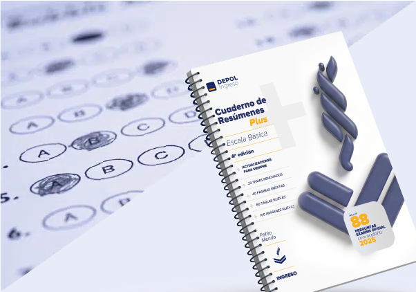 PACK TODO TEST + Cuaderno Resúmenes PLUS DEPOL Ingreso Policía