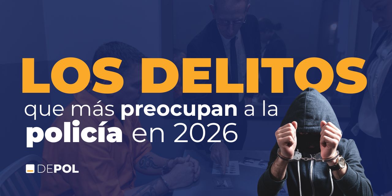 Los delitos que más preocupan a la Policía en 2026