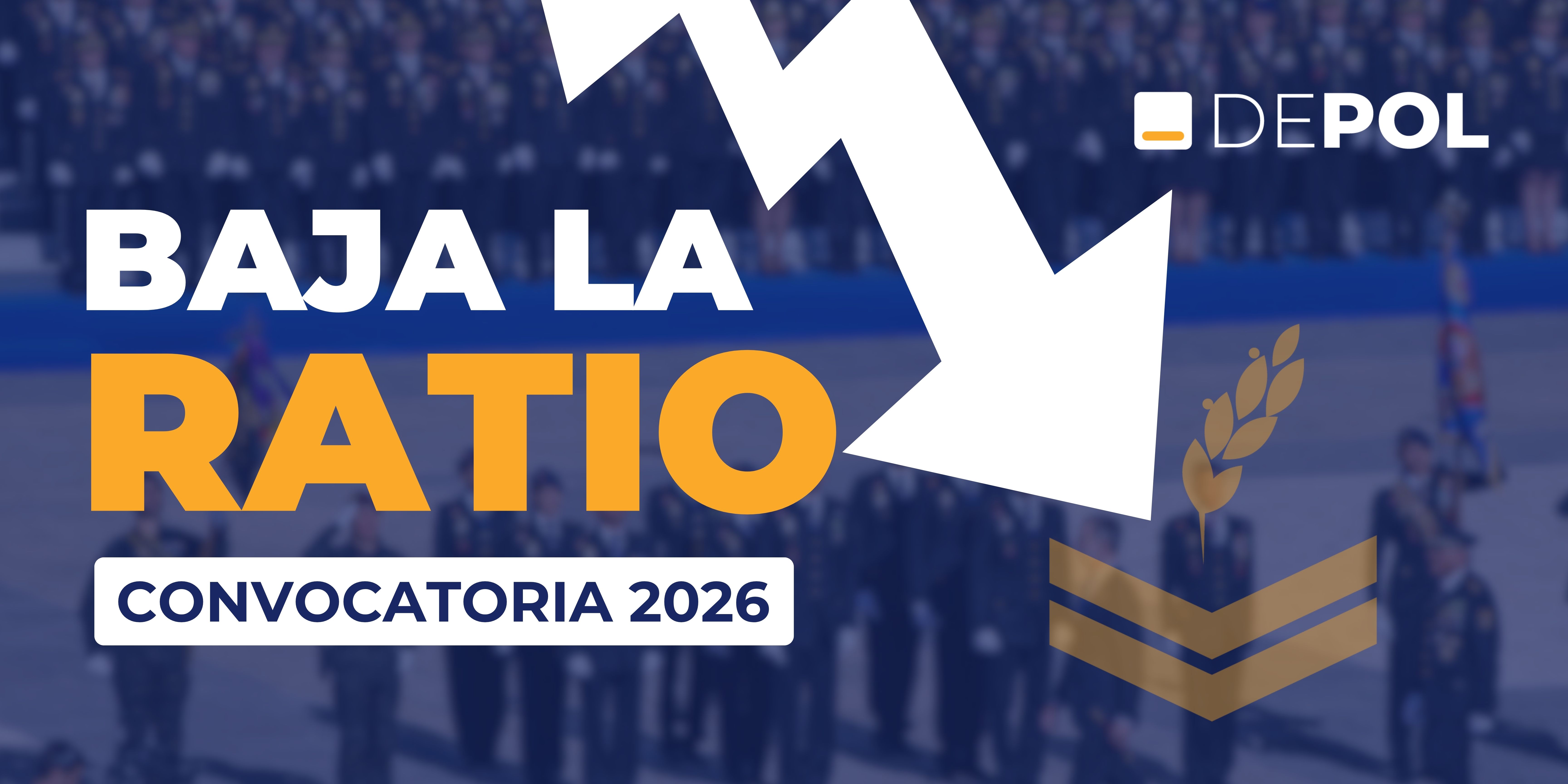 Así afecta a tu oposición la bajada del ratio a 1,75 en Ingreso Policía 2026