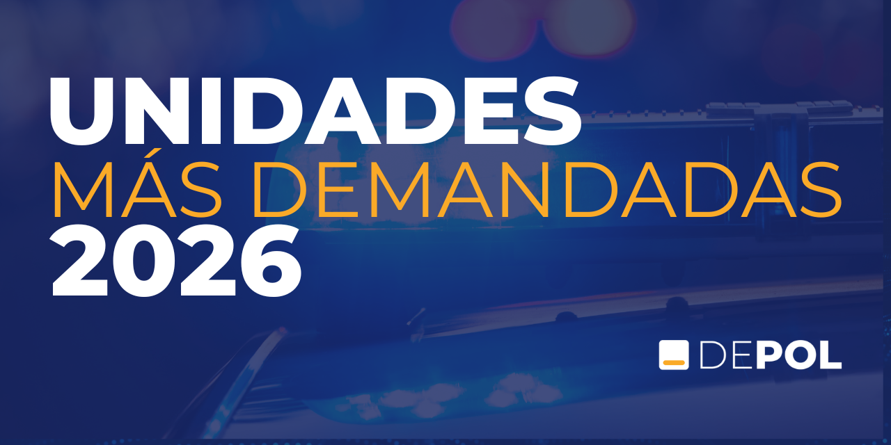 Las unidades de Policía Nacional más demandadas en 2026